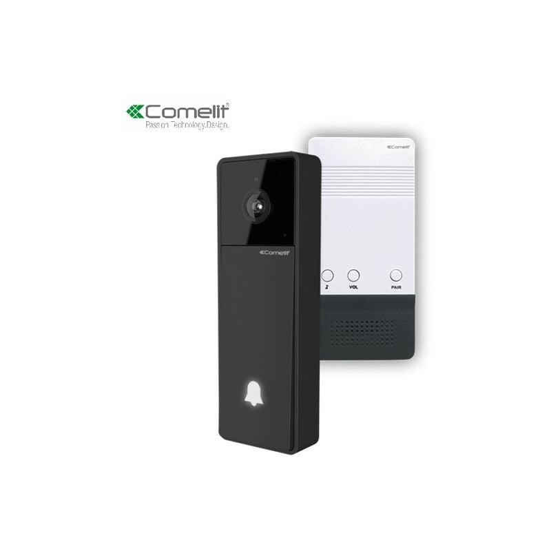 foto del prodotto kit visto wi fi con alimentatore e campana