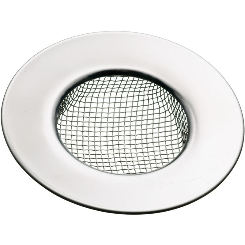 foto del prodotto kitchen chef - kitchencraft filtro per lavello a rete / scarico della doccia, acciaio inox, 7,5 cm, argento