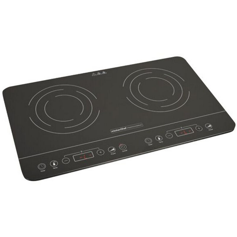 foto del prodotto kitchen chef piano cottura a induzione 2 fuochi 3500w kcyl35 dc06