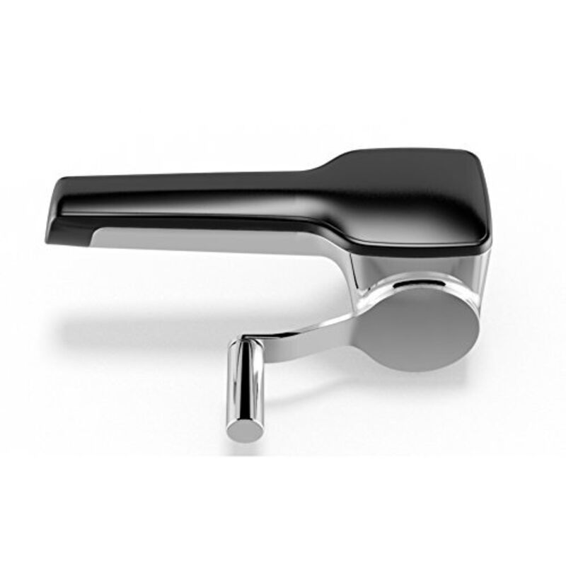 foto del prodotto kitchen classics - grattugia per formaggio 20 x 14 x 8 cm, con grattugia a tamburo, in acciaio inox cromargan, anche per mancini, colore nero - wmf