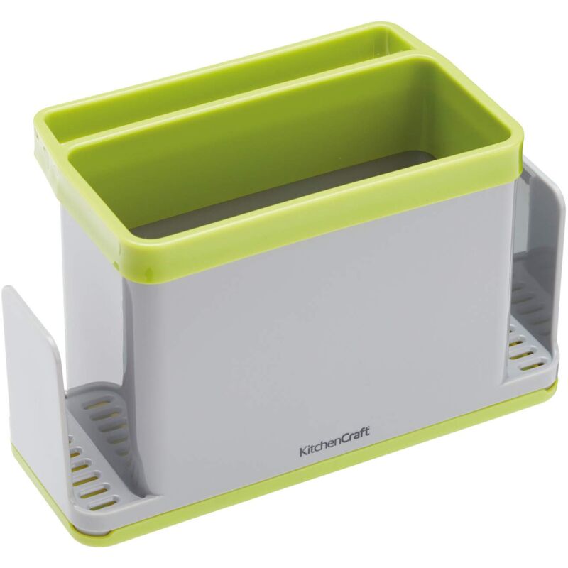 foto del prodotto kitchen craft kitchencraft 4 in 1 plastica per lavello cucina, 19,5 x 9,5 x 12 cm 7,5 x 3,5 x 4,5 grigio verde