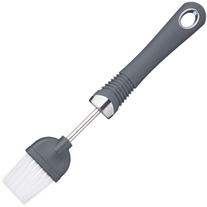 foto del prodotto kitchen craft - kitchencraft pennello professionale in nylon per pasticceria / pennello per imburrare con impugnatura morbida, 21 cm (8,5'), nero