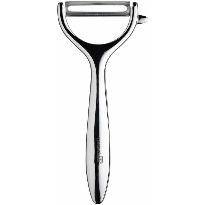 foto del prodotto kitchen craft masterclass pelapatate y , pelaverdure in acciaio inox per cucina con lama girevole e impugnatura ergonomica, lavabile in