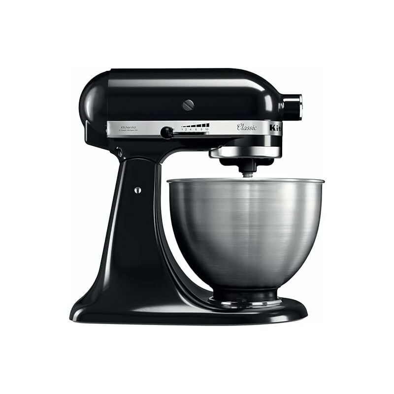 foto del prodotto kitchenaid 5k45sseob robot da cucina classic, 4.3 l , nero onice