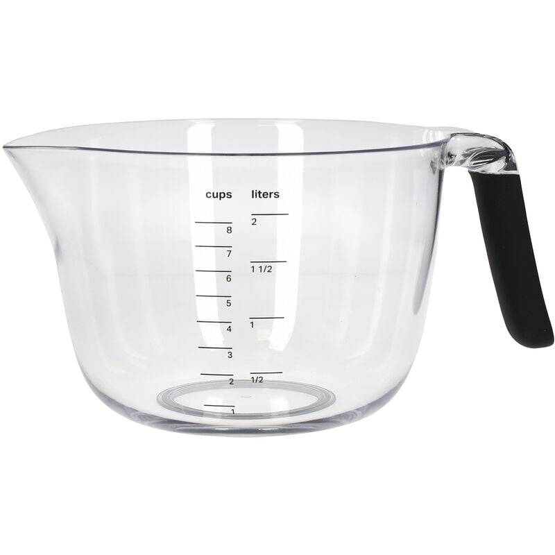 foto del prodotto kitchenaid ciotola per misurare e mescolare con manico 8 tazze 2l lavabili in lavastoviglie nero