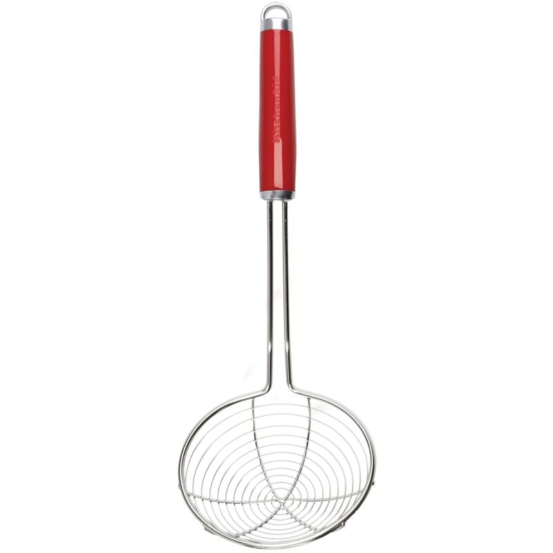 foto del prodotto kitchenaid cucchiaio forato schiumarola a ragnatela, acciaio inossidabile resistente alla ruggine, sicuro in lavastoviglie, 36 x 51 x 140 mm,