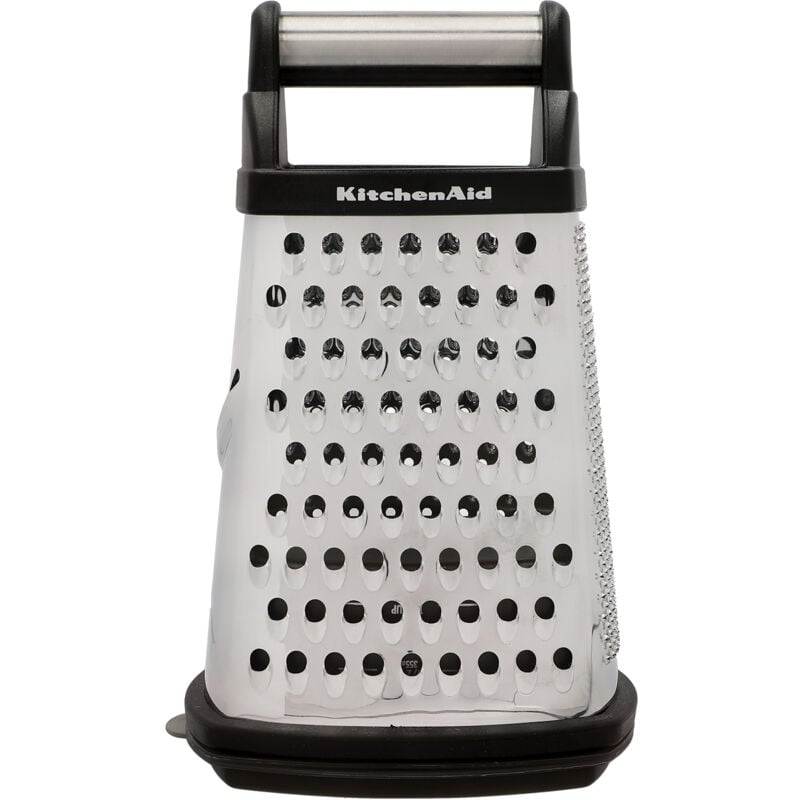 foto del prodotto kitchenaid grattugia de grattugia a 4 lati in metallo con contenitore, 473 ml