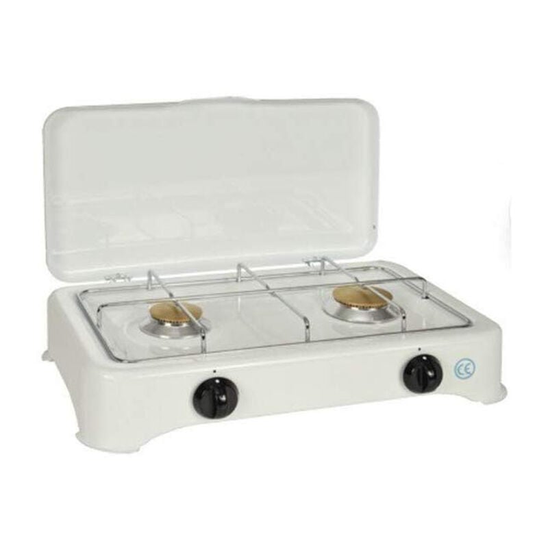 foto del prodotto kitchenchef fornello a gas 2 fuochi 3400w 5326c 1 kitchen chef