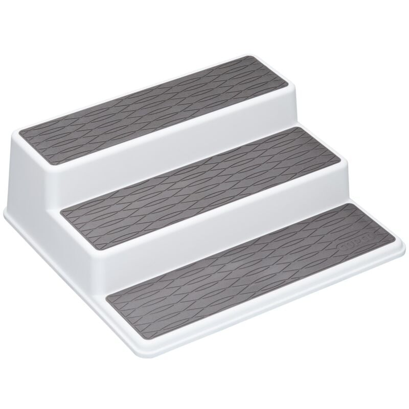 foto del prodotto kitchencraft copco basics portaspezie a 3 ripiani per armadio interno, organizzatore antiscivolo per ripiani da cucina, 26 x 23 x 8,5cm,