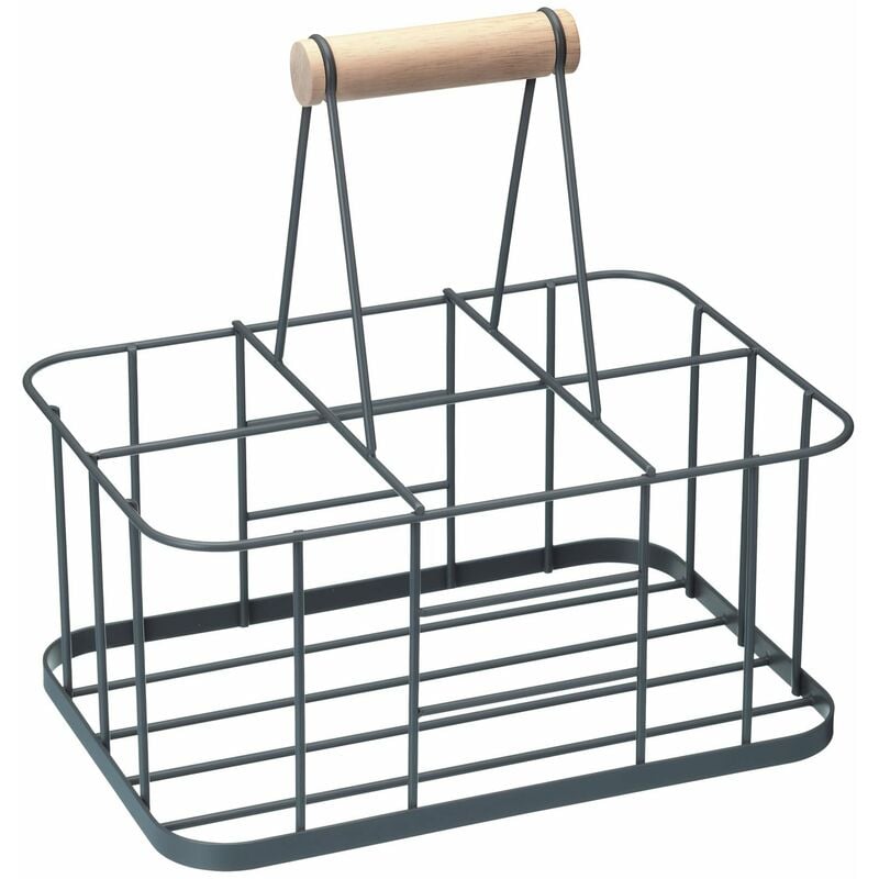 foto del prodotto kitchencraft living nostalgia portabottiglie in filo da 6, argento