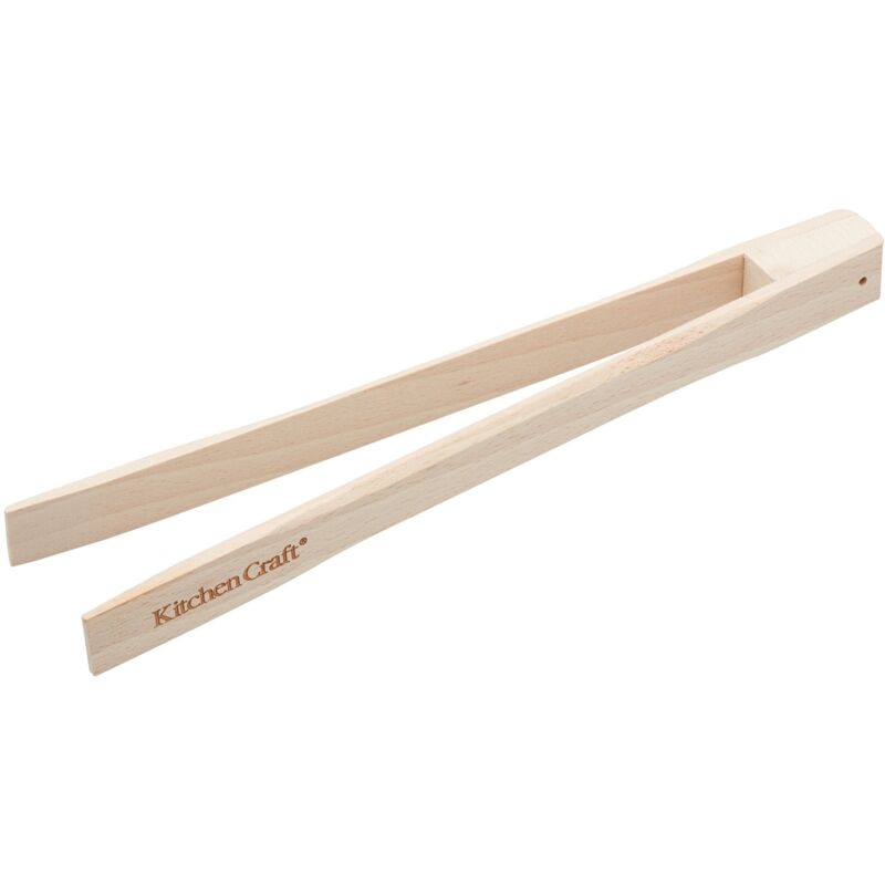 foto del prodotto kitchencraft pinze per tostapane in legno, 25 cm 10 , faggio