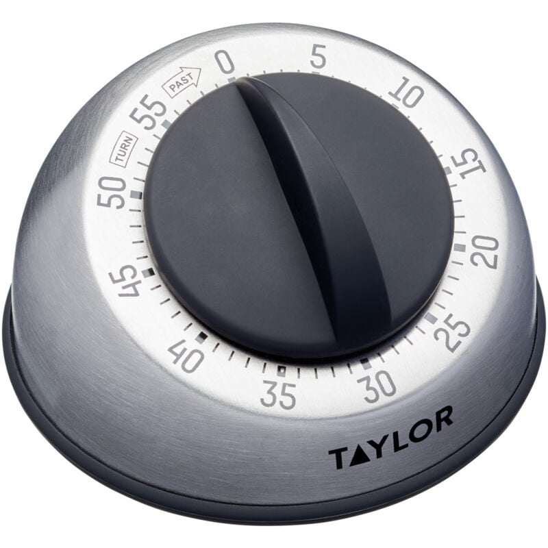 foto del prodotto kitchencraft taylor pro timer de cucina, mini timer in acciaio inossidabile 60 minuti de cucina, allarme portatile per cucinare e cuocere, approvato