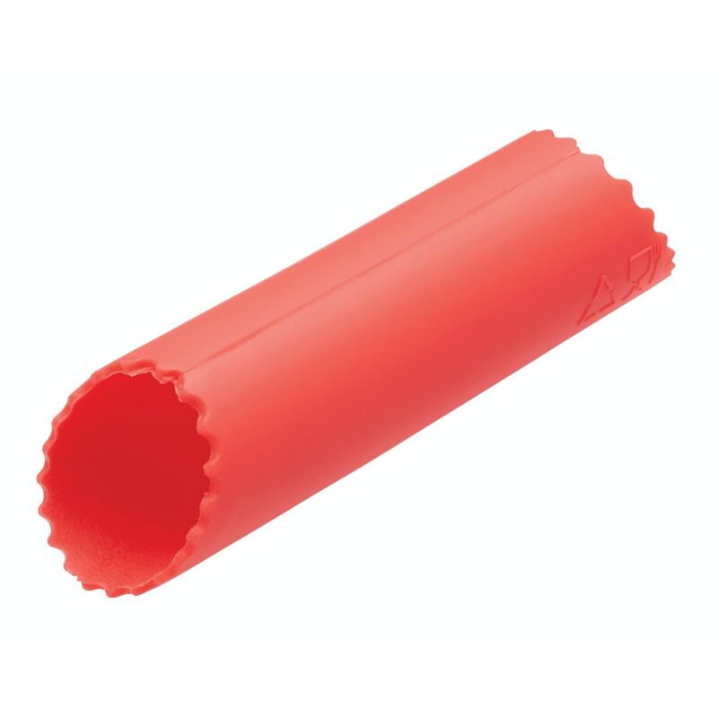 foto del prodotto kitchencraft tubo pelatore per aglio in silicone, rosso, 13,5 cm