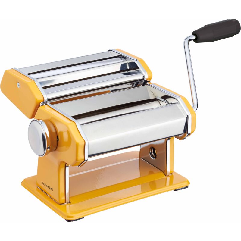 foto del prodotto kitchencraft - world of flavours macchina per la pasta in acciaio inox - giallo