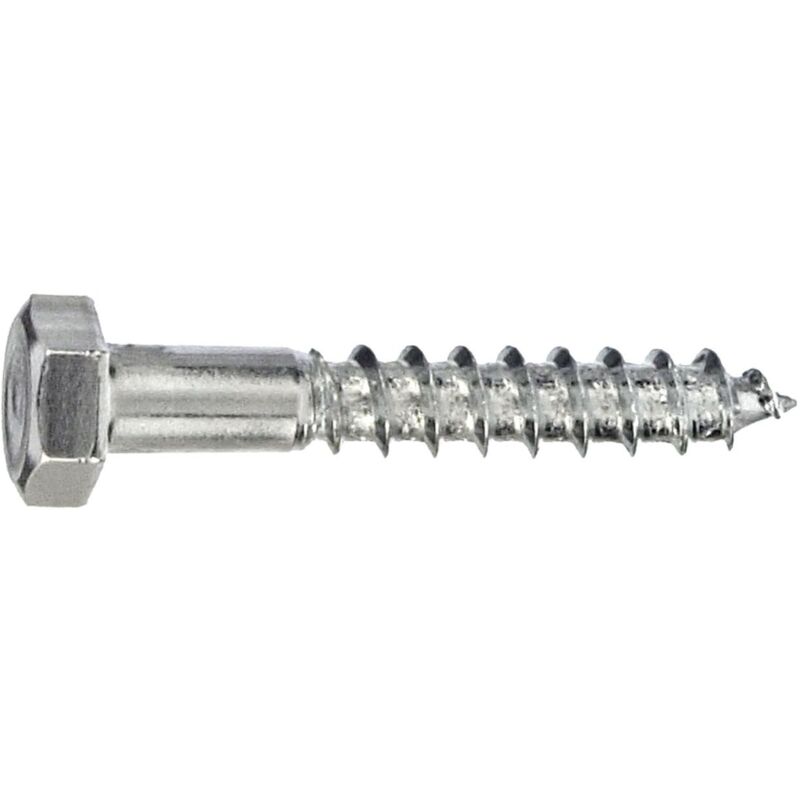 foto del prodotto kl3148090 vite a testa esagonale per legno, 1.000 g, zincato, 8 x 90 mm connex