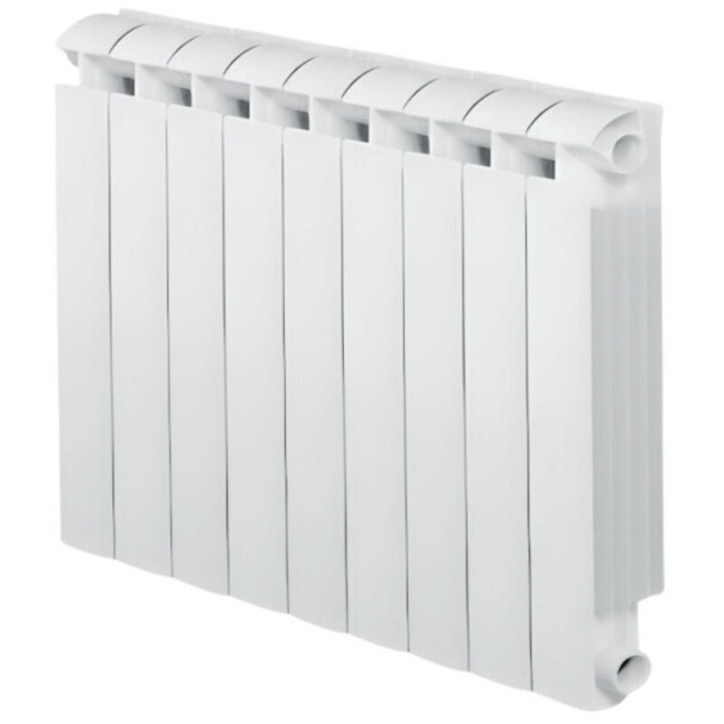 foto del prodotto klass 700 riscaldatore centrale a 9 elementi in alluminio fuso bianco, 1332w