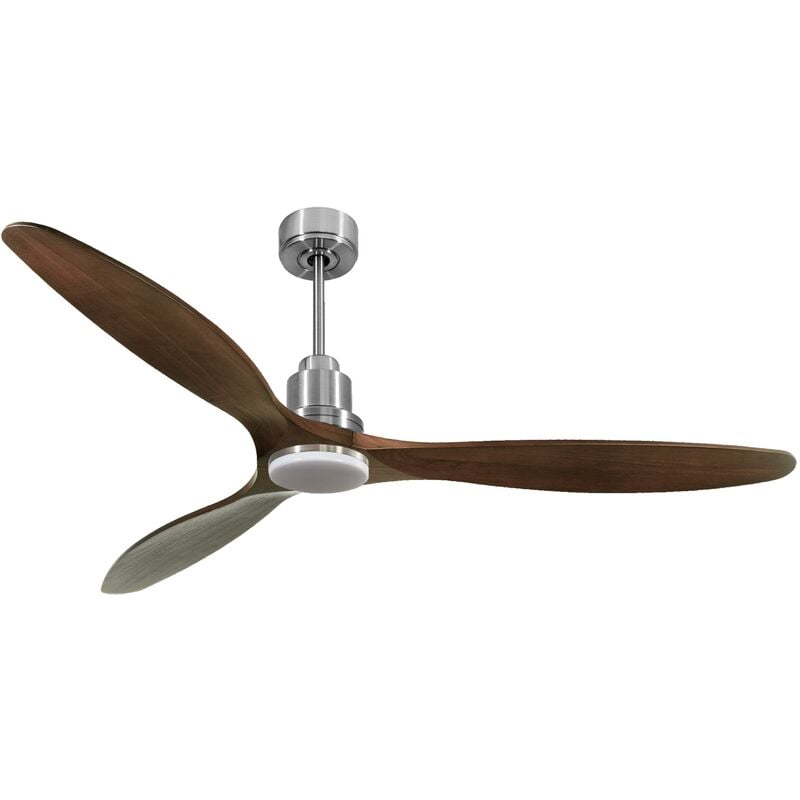 foto del prodotto klassfan ventilatore da soffitto reversibile termostato dimmabile wifi motore cc tetti inclinati telecomando luce a tre toni hypersilence memoria