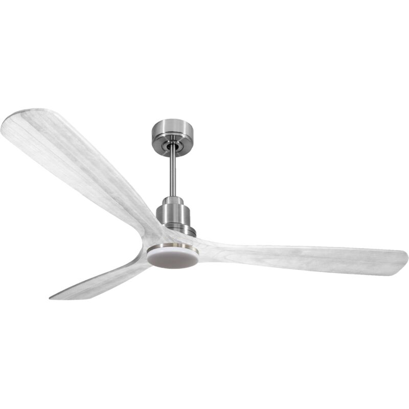foto del prodotto klassfan ventilatore da soffitto reversibile termostato dimmabile wifi motore cc tetti inclinati telecomando luce a tre toni hypersilence memoria