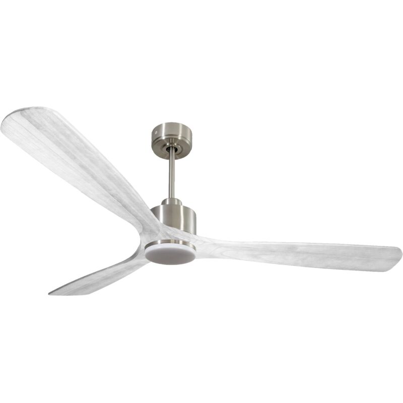 foto del prodotto klassfan ventilatore da soffitto reversibile termostato dimmabile wifi motore cc tetti inclinati telecomando luce a tre toni hypersilence memoria