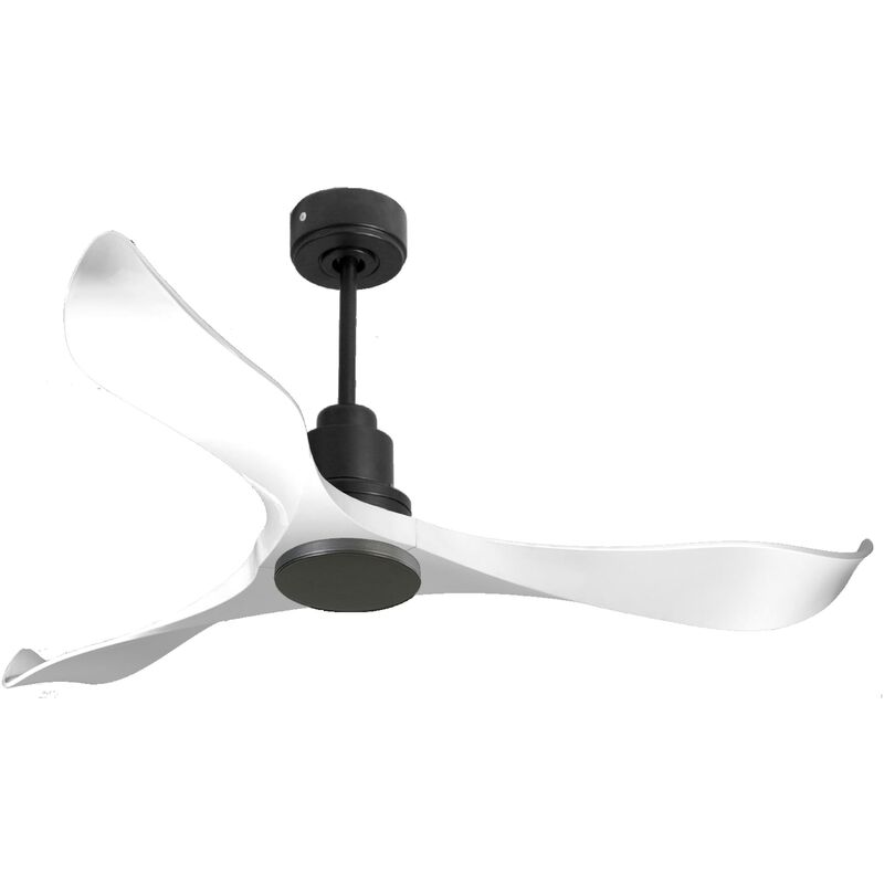 foto del prodotto klassfan ventilatore da soffitto reversibile termostato wifi motore cc tetti inclinati telecomando adattatore 2 3 lame hypersilence memoria purline