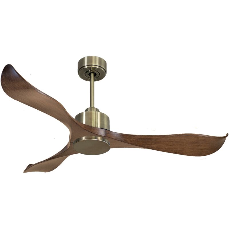 foto del prodotto klassfan ventilatore da soffitto reversibile termostato wifi motore cc tetti inclinati telecomando adattatore 2 3 lame hypersilence memoria purline