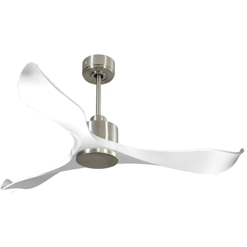 foto del prodotto klassfan ventilatore da soffitto reversibile termostato wifi motore cc tetti inclinati telecomando adattatore 2 3 lame hypersilence memoria purline
