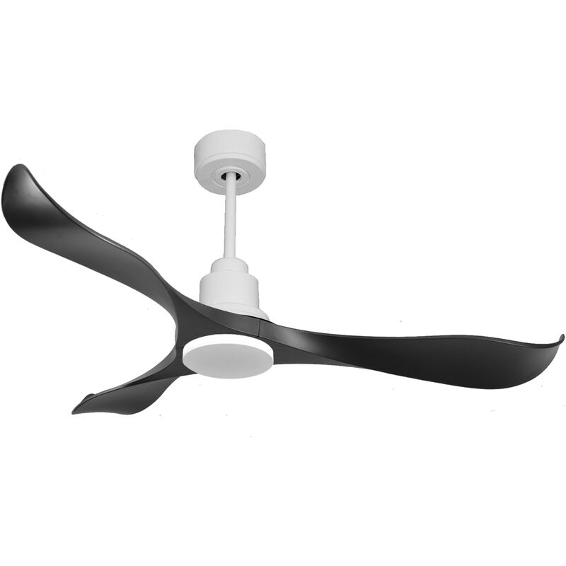 foto del prodotto klassfan ventilatore da soffitto reversibile termostato wifi motore cc tetti inclinati telecomando adattatore 2 3 lame hypersilence memoria shopify