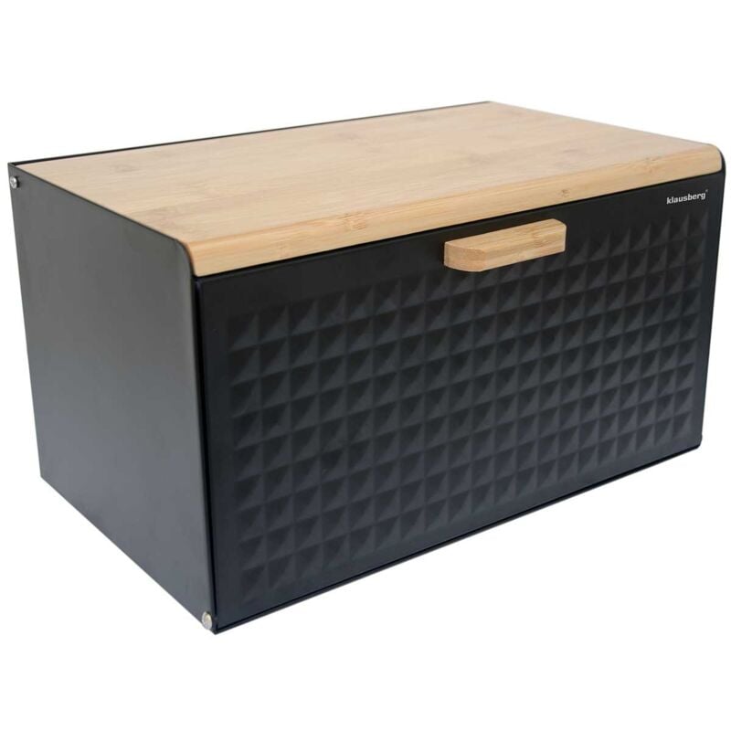 foto del prodotto klausberg portapane doppio faccia kb 7425 nero opaco