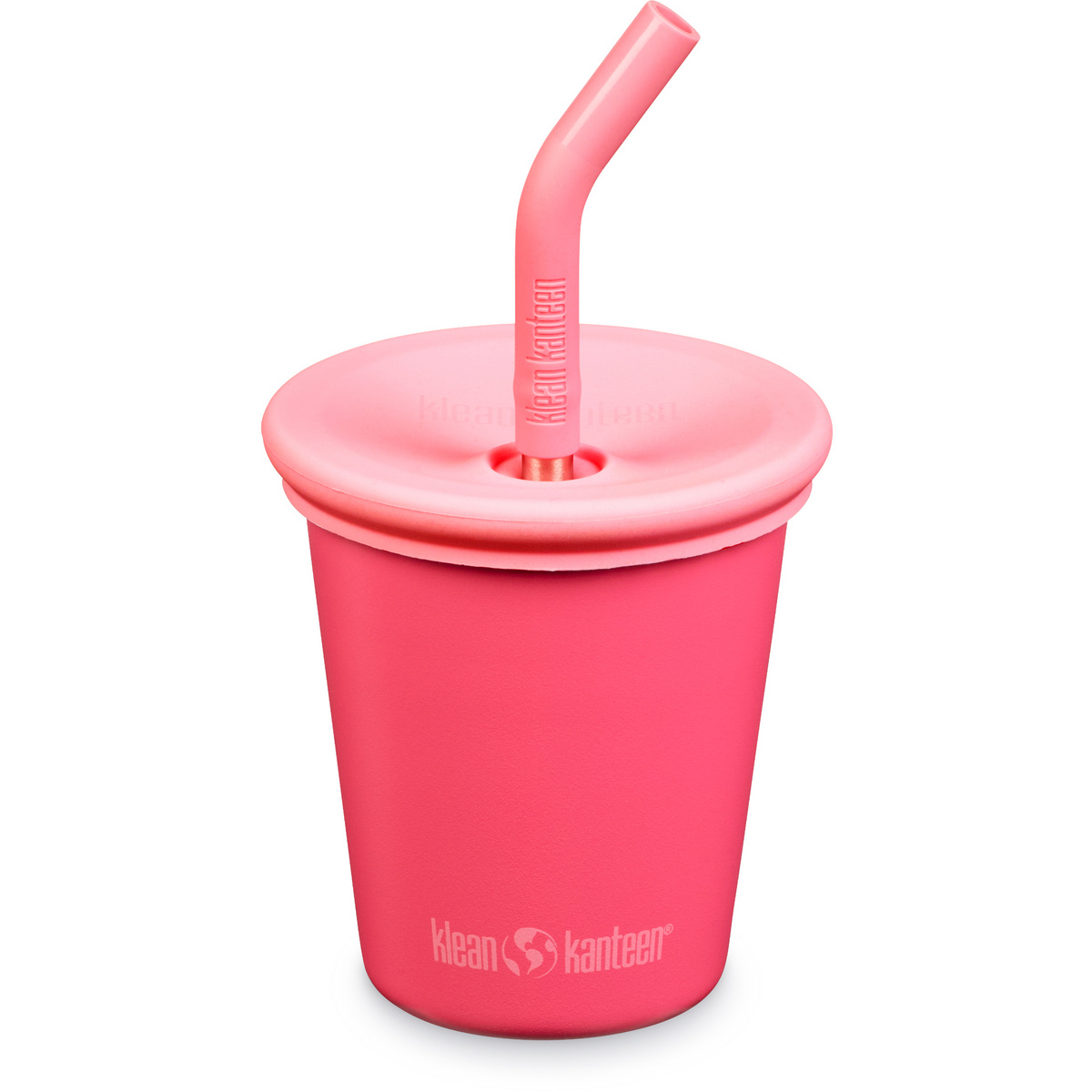 foto del prodotto klean kanteen bambino tazza straw lid steel cup