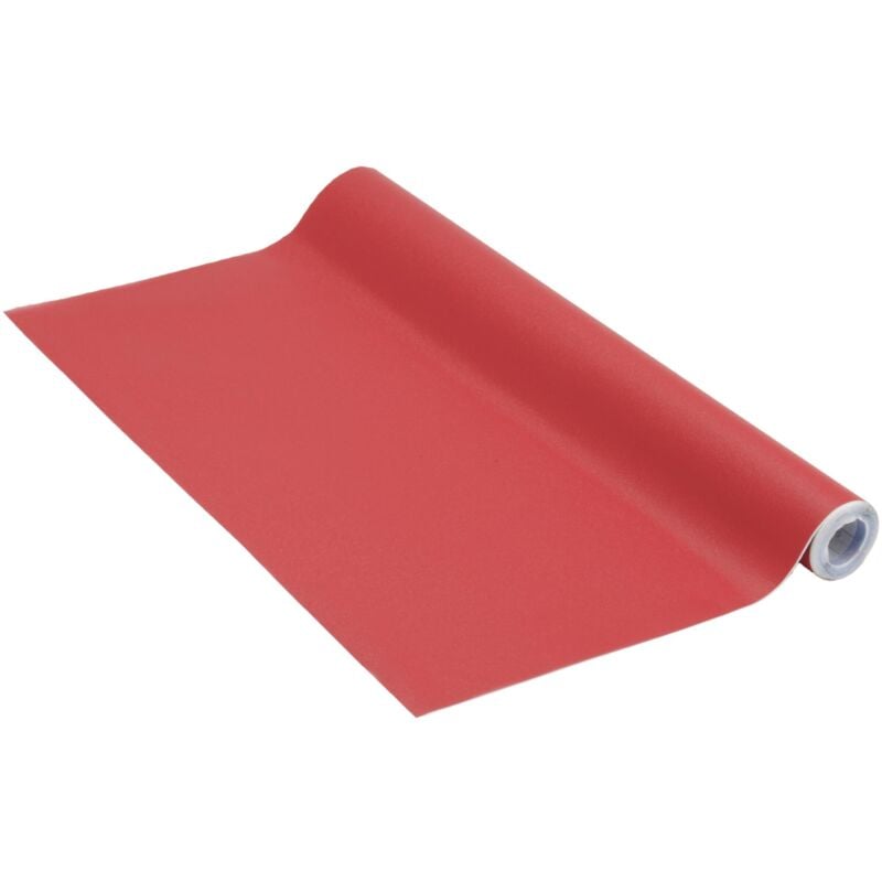 foto del prodotto klebefolie unimatt rot 67,5 cm x 200 cm pellicole opache in tinta unita rosso, adesivo, decorativo, foglio autoadesivo, pvc, senza ftalati, 2 m,