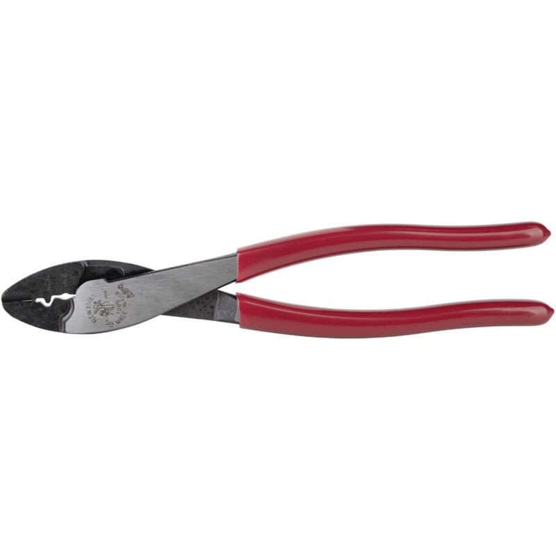 foto del prodotto klein tools utensile per crimpatura e taglio per terminali isolati e non isolati, 9 3 4 pollici 1005