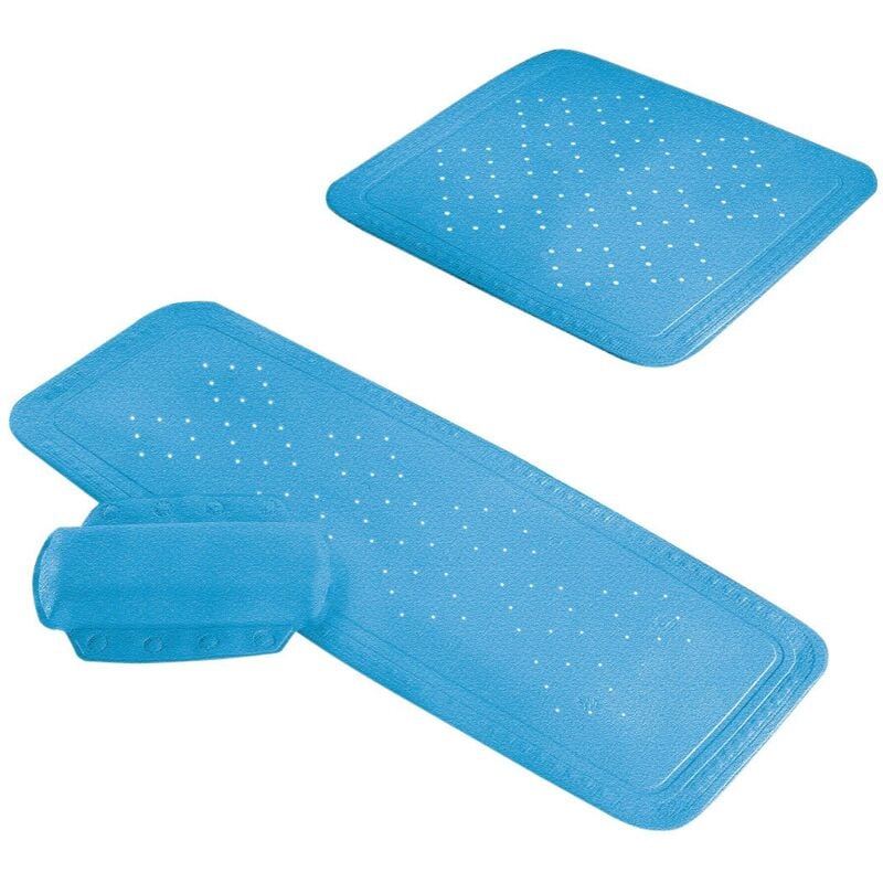 foto del prodotto kleine wolke 0221720008 arosa cuscino per il collo, 32x 22 cm, colore blu