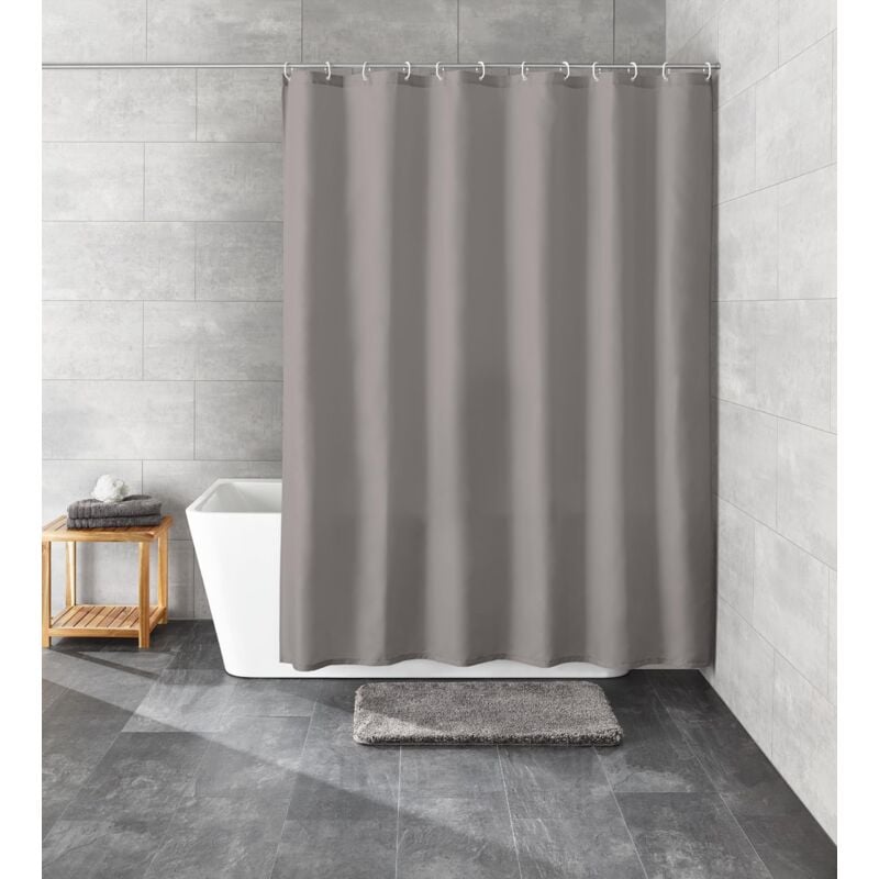 foto del prodotto kleine wolke kito 4937905238 tenda per doccia, 120 x 200 cm, grigio ardesia