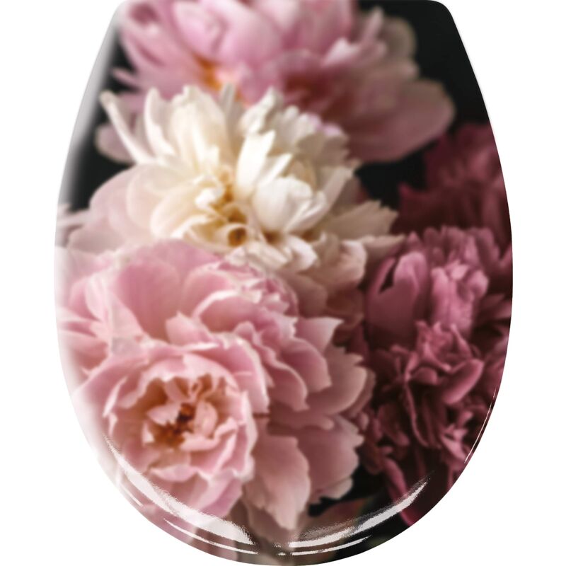 foto del prodotto kleine wolke sedile wc rosemarie bordeaux dimensioni circa 37 x 45 cm, 37x45 cm