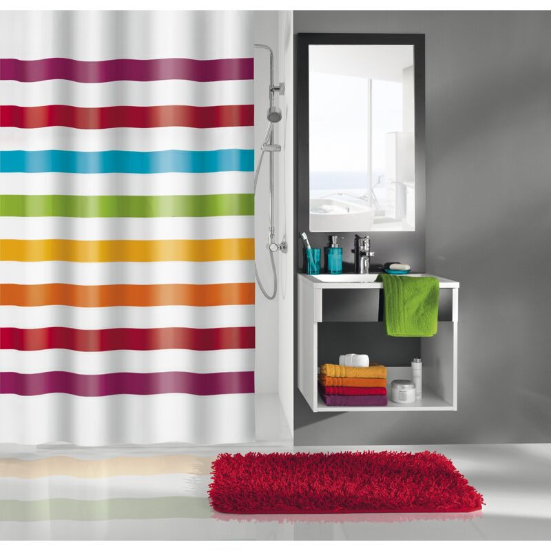 foto del prodotto kleine wolke tenda doccia, 180 x 200 cm, 100 poliestere, multicolore