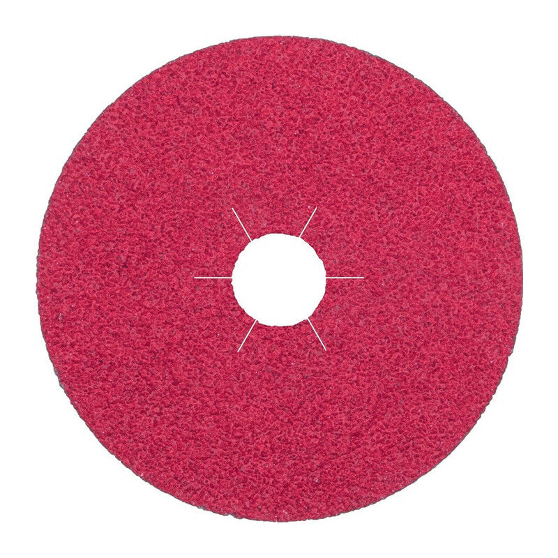 foto del prodotto klingspor disco in fibra fs 964 act d.125mm k.120 f.inox sta grano ceramico per 25 