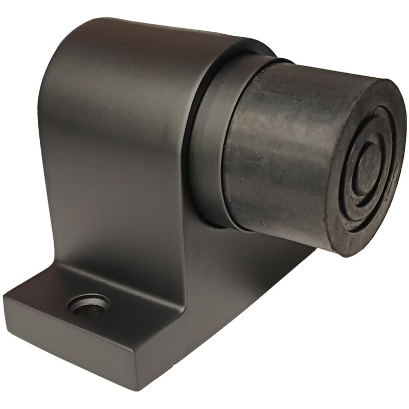 foto del prodotto klose besser 1 supporto a pavimento per porte pesanti fino a 120 kg con tutte le molle inox 304 colore epoxy bianco, grigio o nero. nero