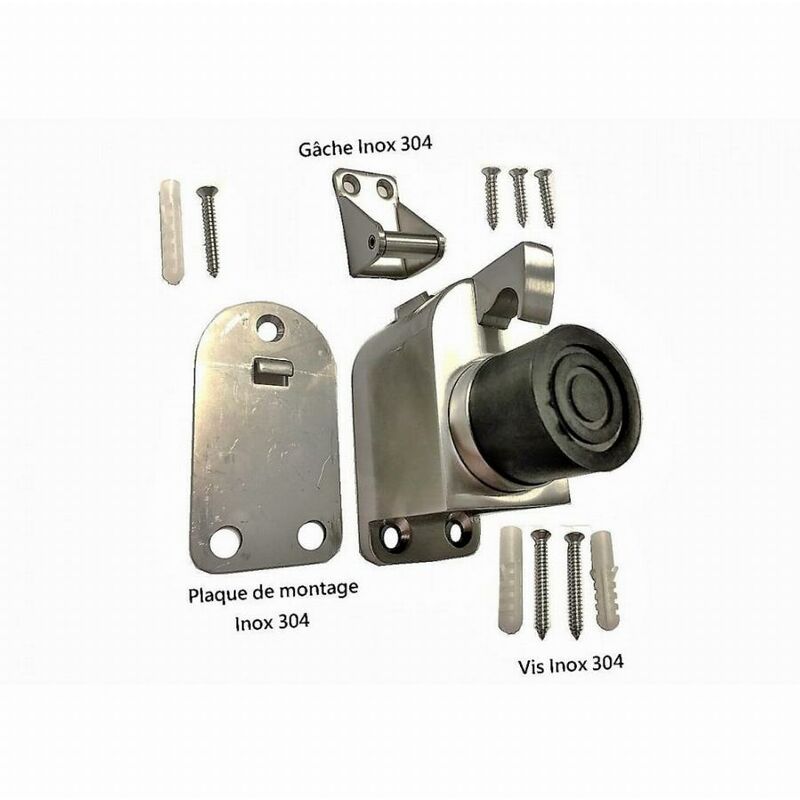 foto del prodotto klose besser blindomax gancio da parete in acciaio inox fermaporta 813