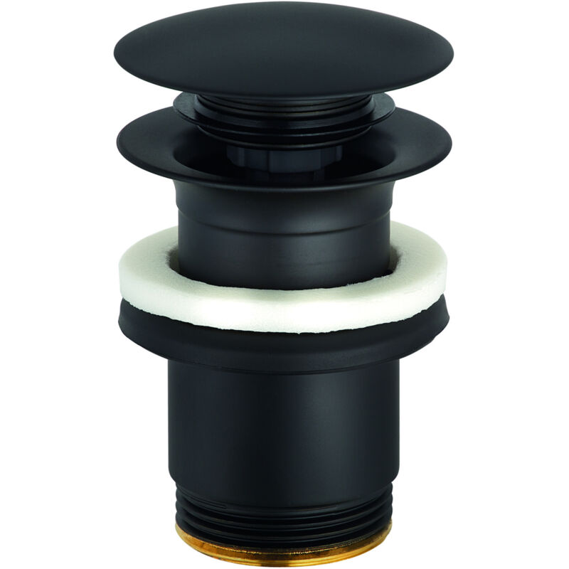 foto del prodotto kludi accessori sistema di scarico push open, nero opaco 1042639 00