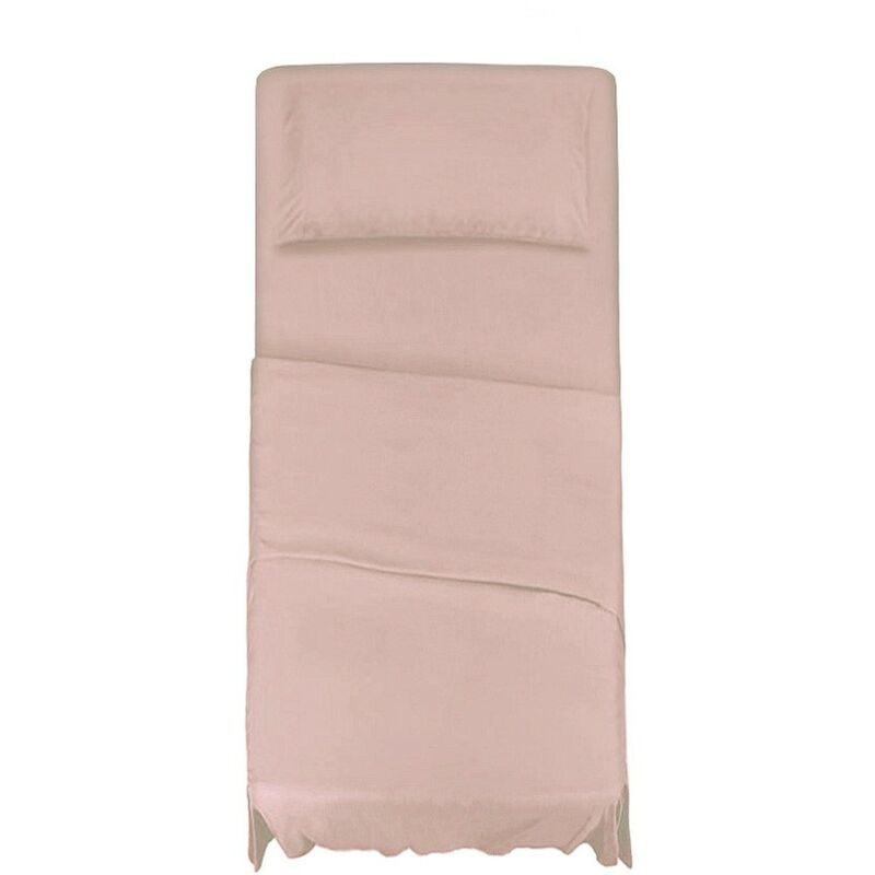 foto del prodotto klulk set lenzuola completo letto singolo rosa, lenzuolo sotto con angoli lenzuolo sopra federa 100 cotone