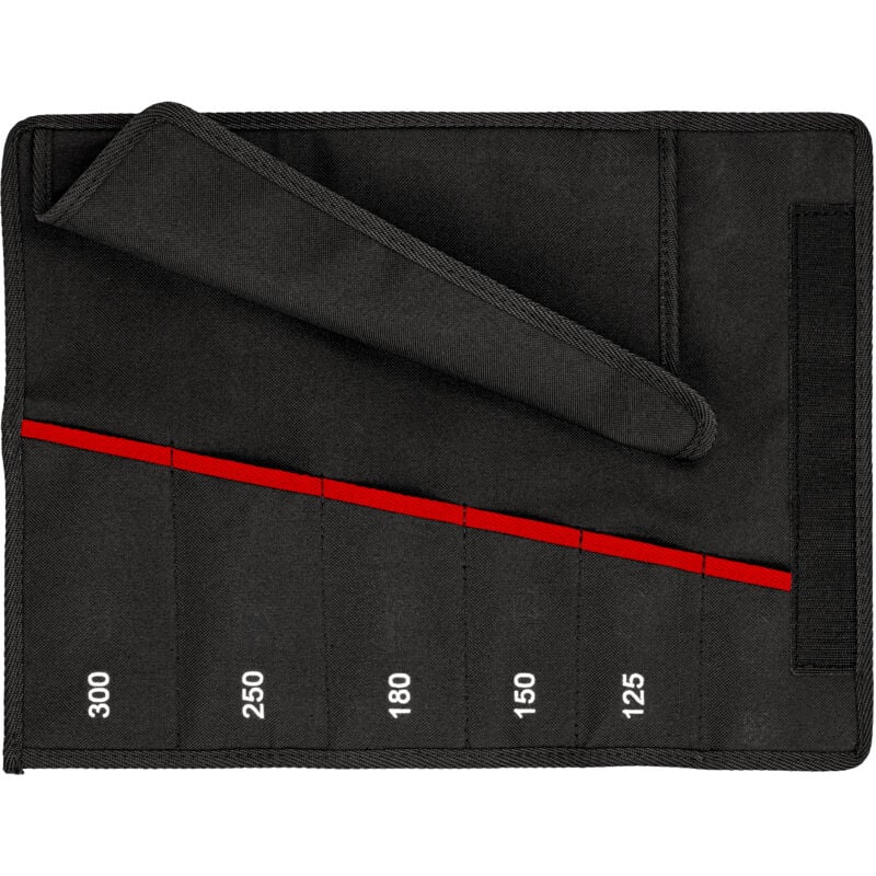 foto del prodotto knipex 00 19 55 s5 le borsa portautensili avvolgibile per pinze cobra® senza utensili 6 scomparti 440 mm