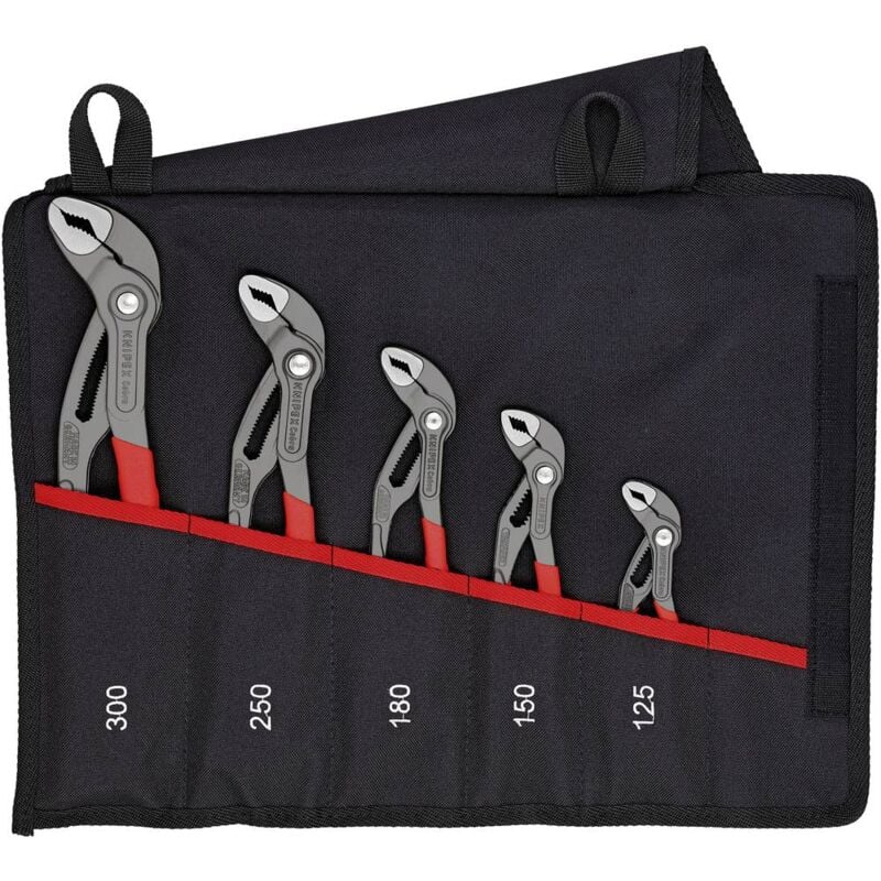 foto del prodotto knipex 00 19 55 s5 officina e meccanica kit pinze regolabili per tubi e dadi 5 parti