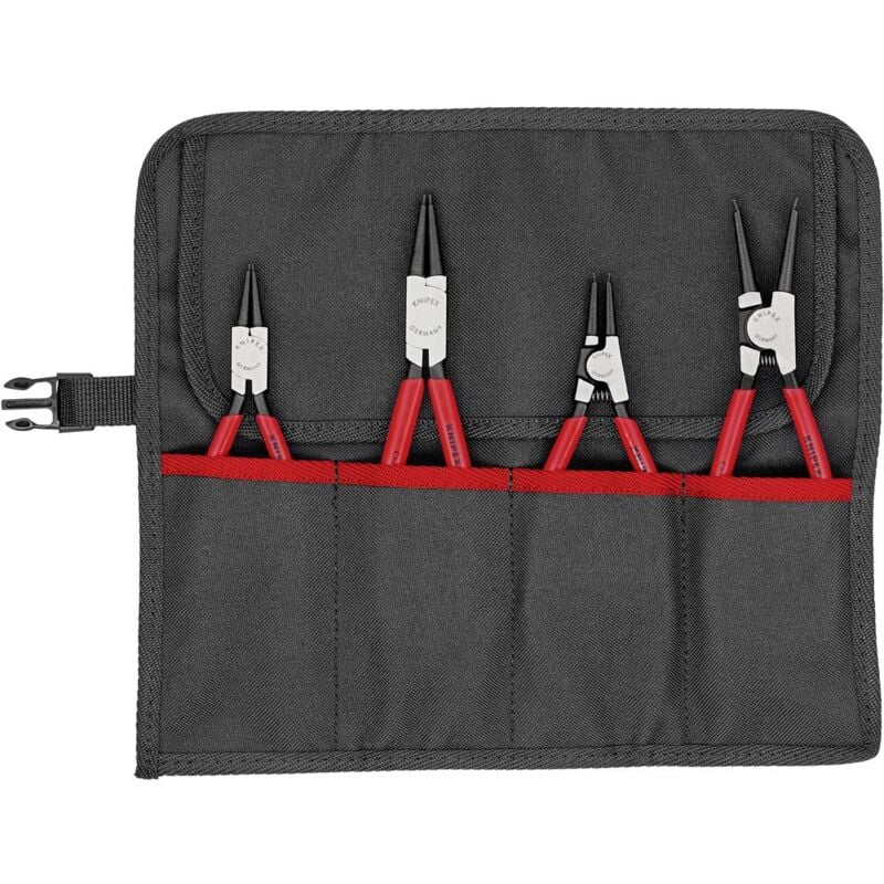 foto del prodotto knipex 00 19 56 v01 kit pinze per anelli di sicurezza adatto per pinze per anelli anelli esterni ed interni 12 25 mm,
