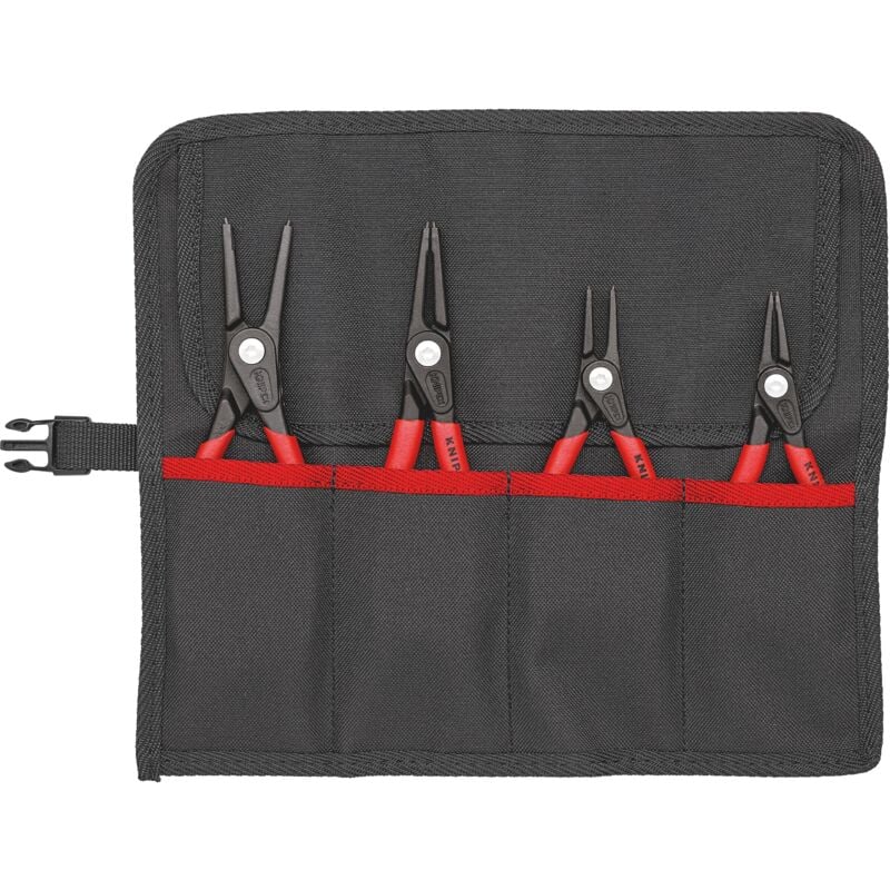 foto del prodotto knipex 00 19 57 assortimento di pinze per anelli di sicurezza 4 pezzi confezione self service blister 