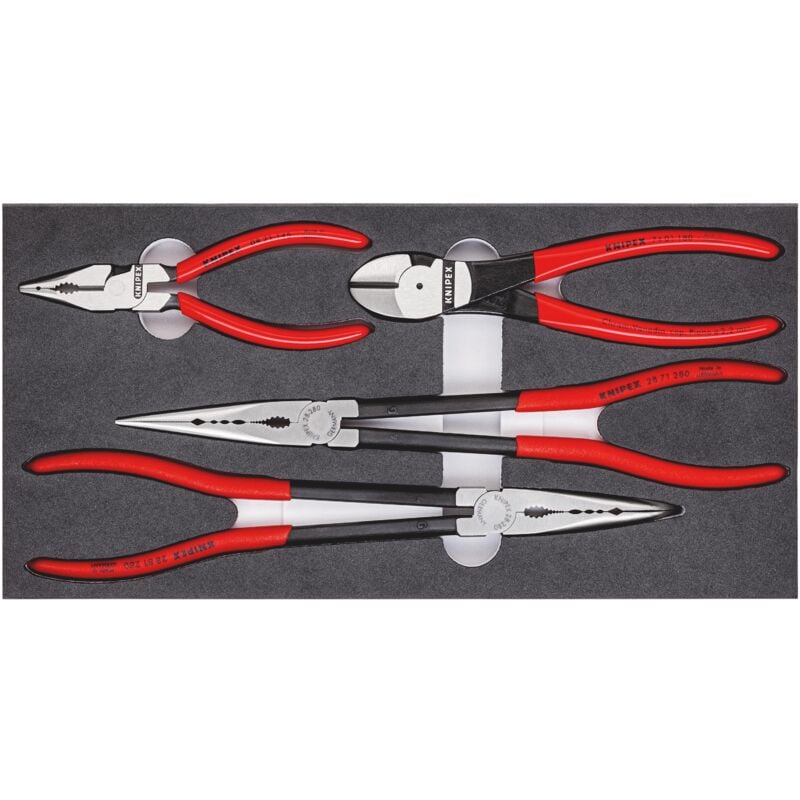 foto del prodotto knipex 00 20 01 v16 assortimento utensili in inserti di materiale espanso