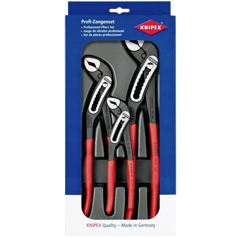 foto del prodotto knipex 00 20 09 v03 officina e meccanica kit pinze regolabili per tubi e dadi 3 parti