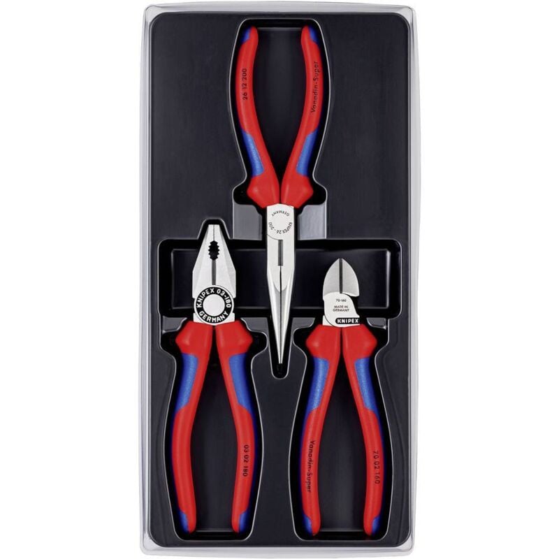 foto del prodotto knipex 00 20 11 officina e meccanica kit pinze 3 parti
