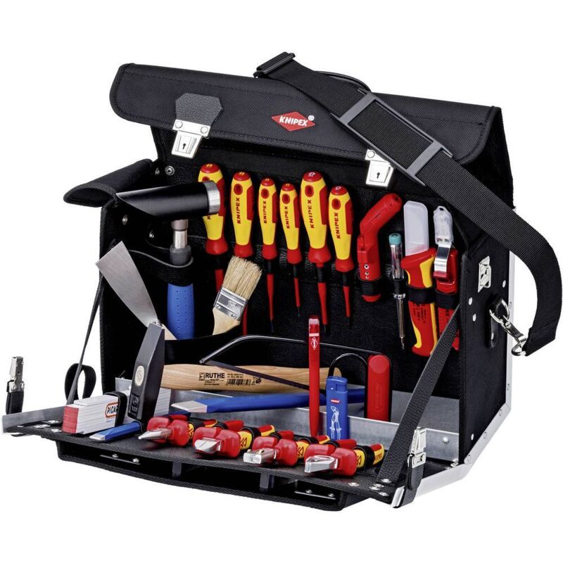 foto del prodotto knipex 00 21 02 el borsa porta utensili con contenuto