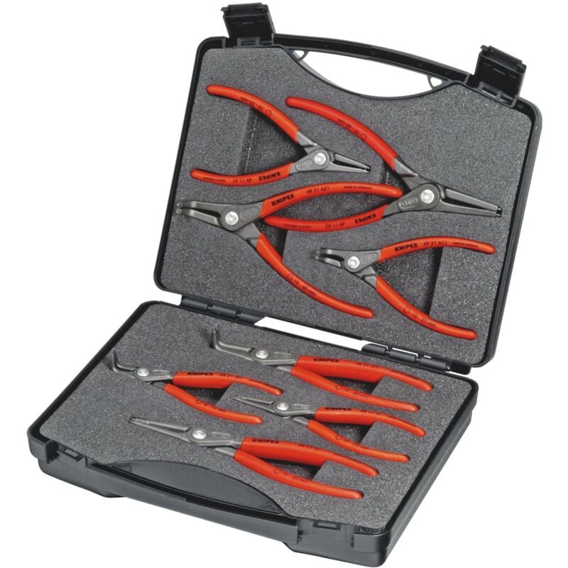 foto del prodotto knipex 00 21 25 valigia portautensili srz pinze per anelli di sicurezza 8 pezzi