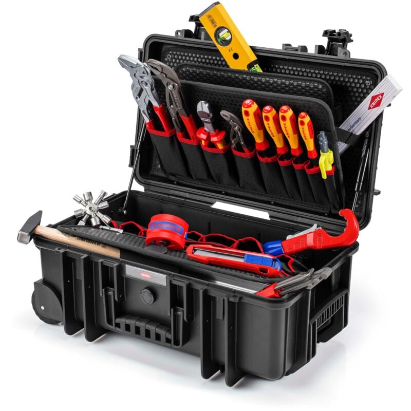 foto del prodotto knipex 00 21 33 s valigia portautensili robust26 move sanitari 18 pezzi